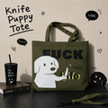 Knife Puppy Tote