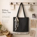Ribbon Diary Tote