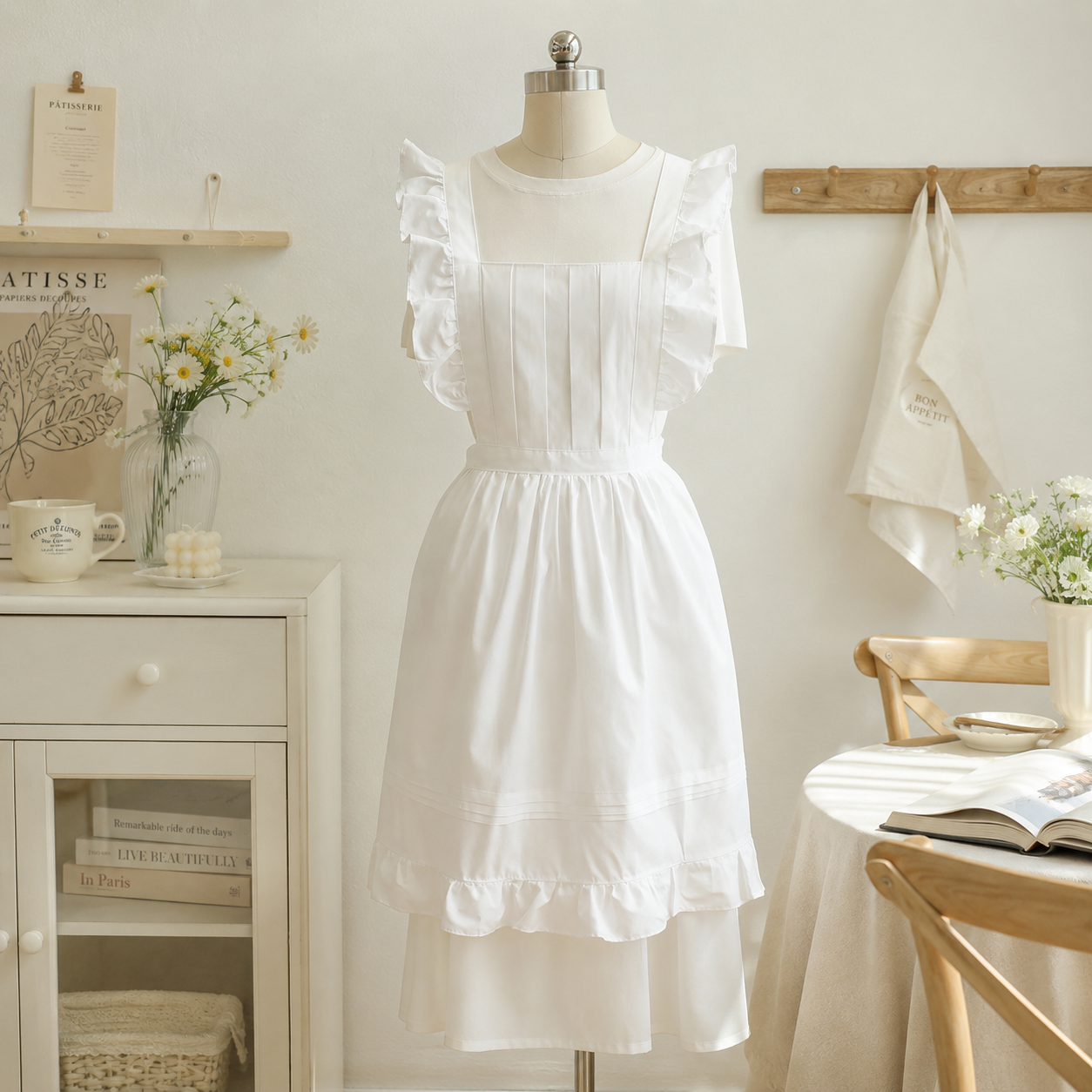 Cloud Frill Apron