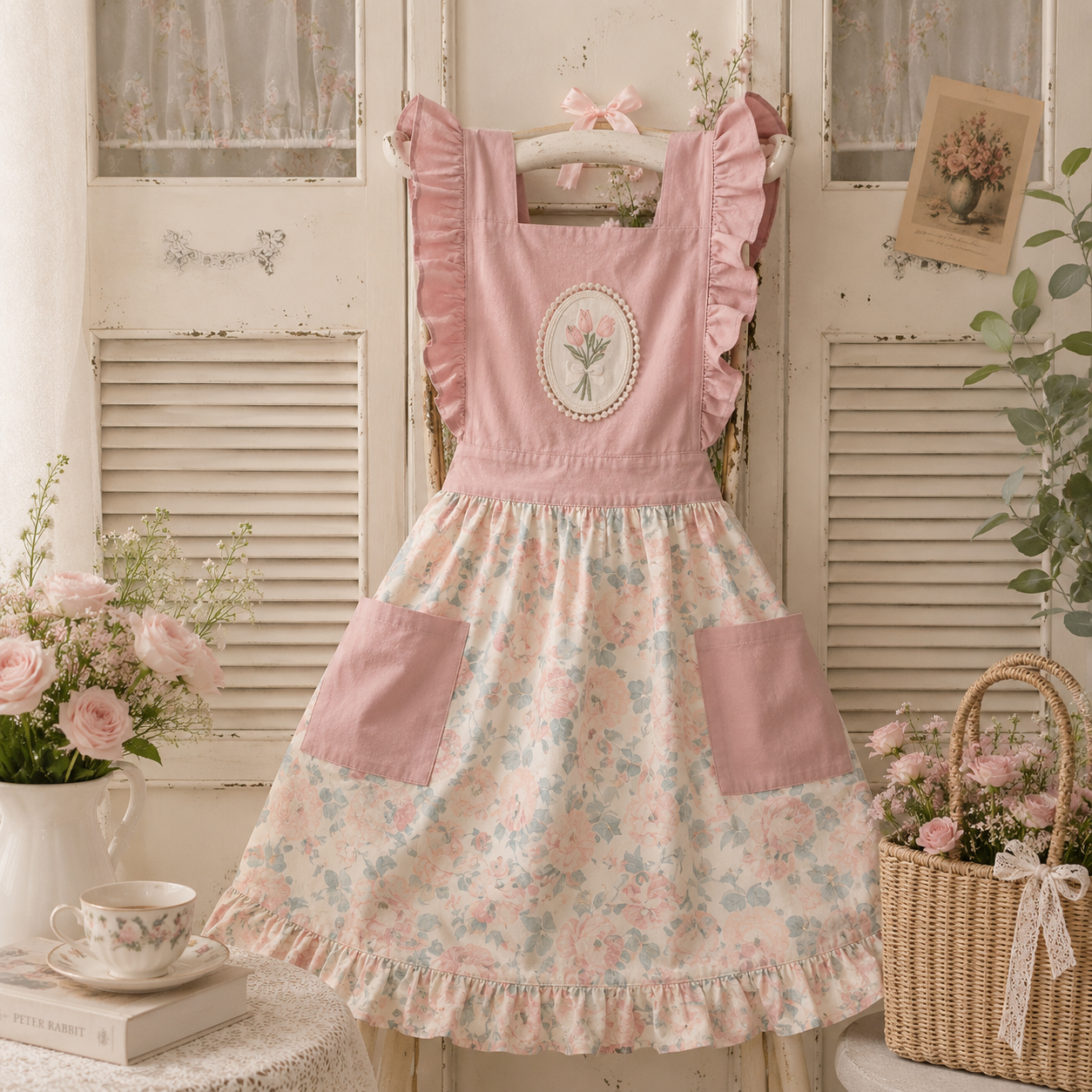 Tulip Garden Apron