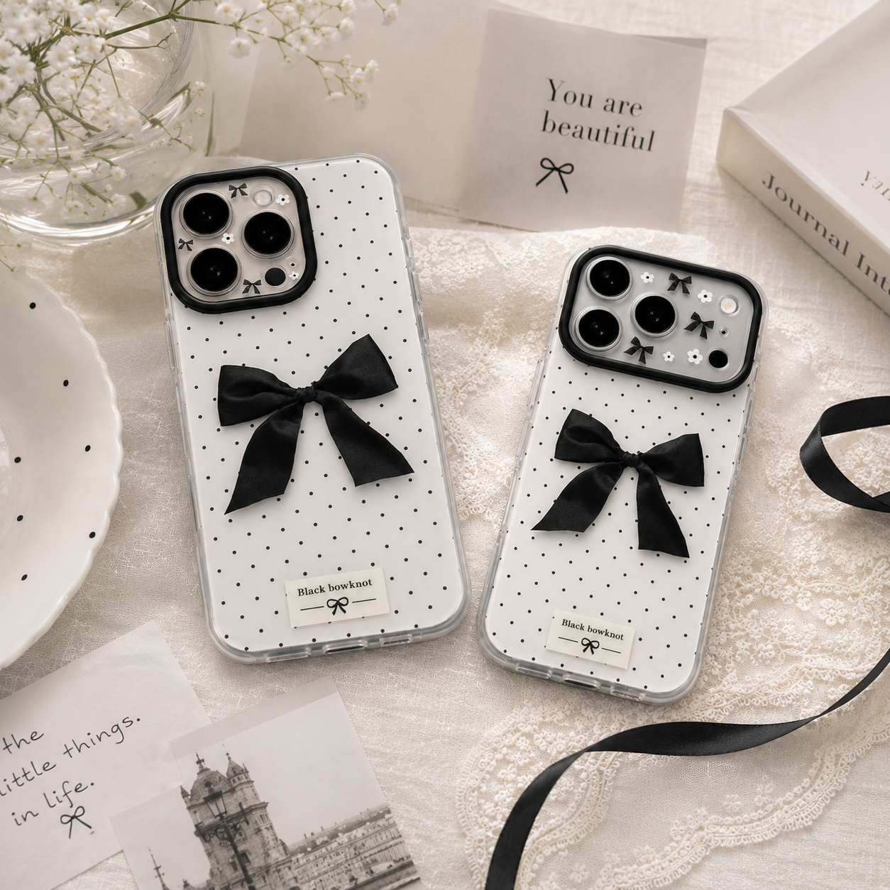 Black Bowknot Case