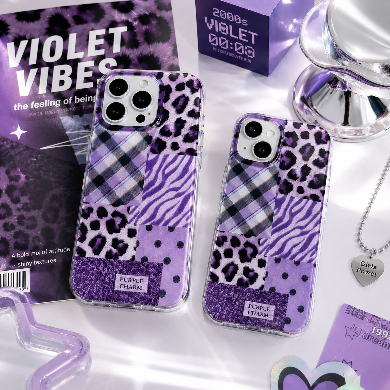 Purple Charm Case