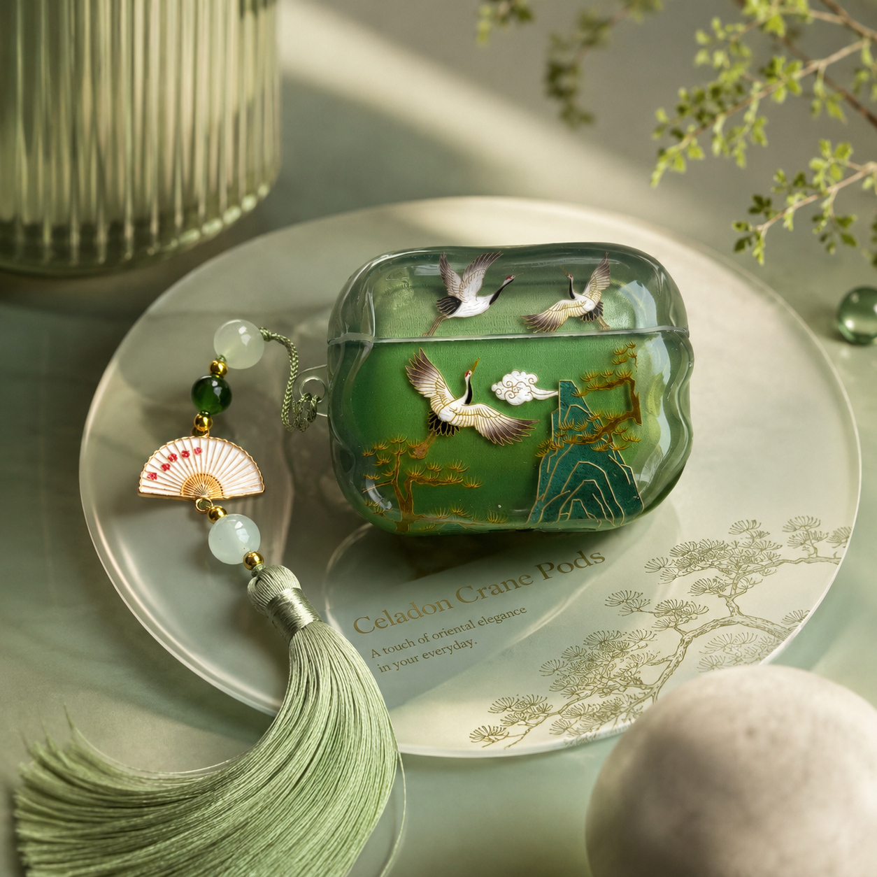 Celadon Crane Pods