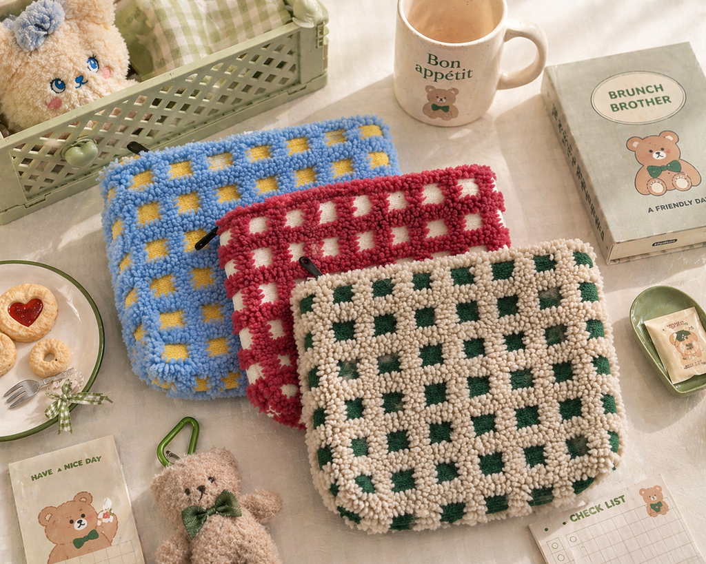 Waffle Cloud Pouch