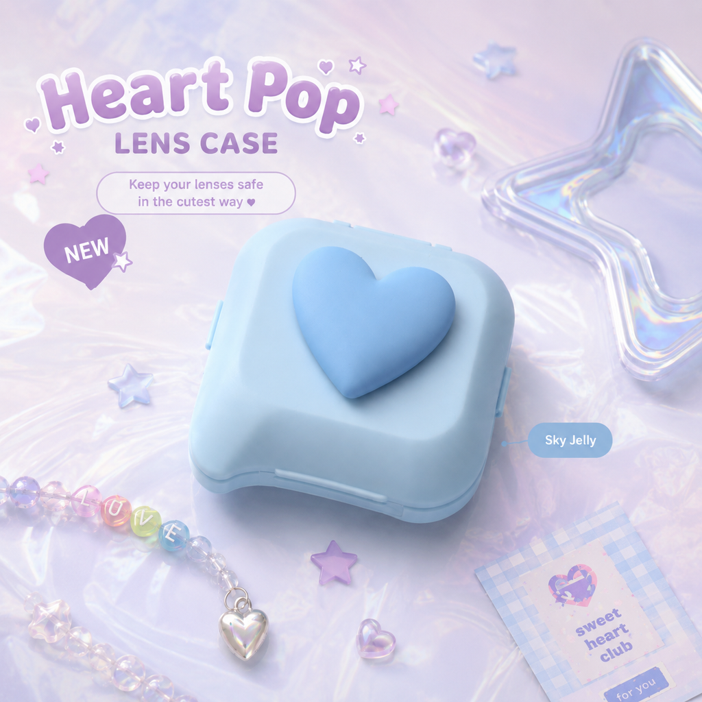 Heart Pop Lens Case