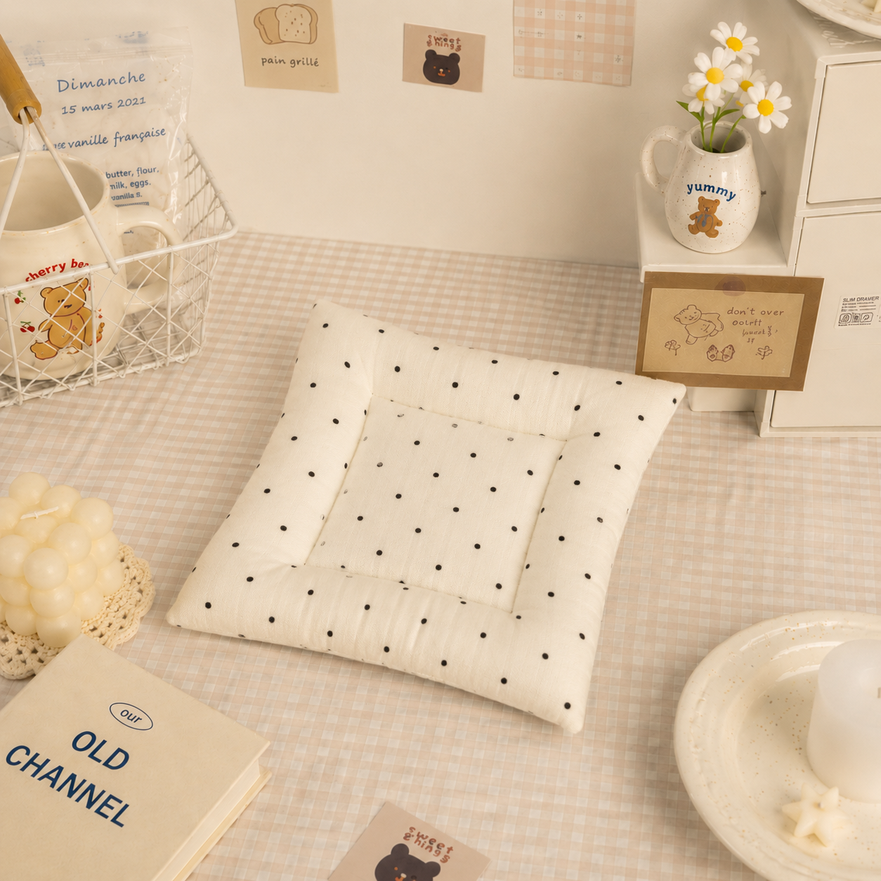 Polka Puff Coaster