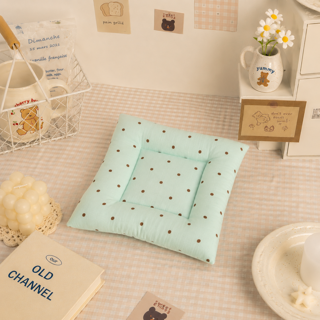 Polka Puff Coaster