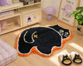 Peek-a-Booty Cat Rug