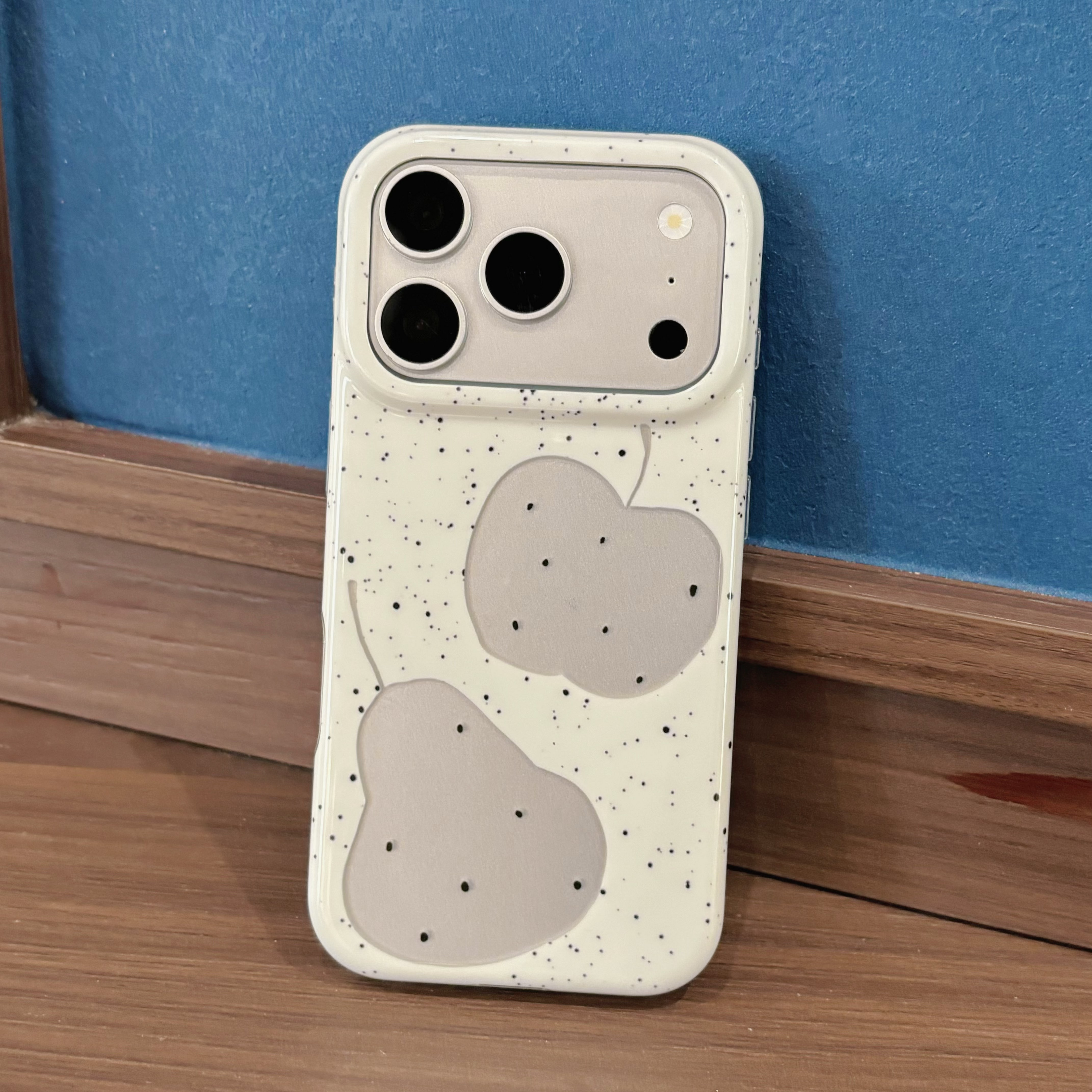 Greige Pear Speckle Case